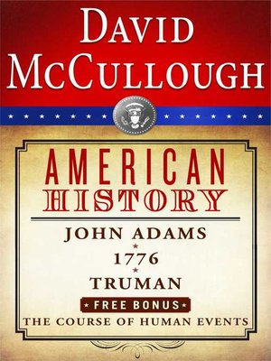 cover image of David McCullough American History E-book Box Set